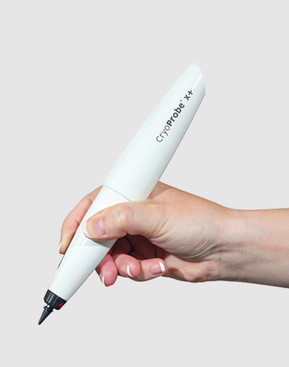 Cryoprobe hand