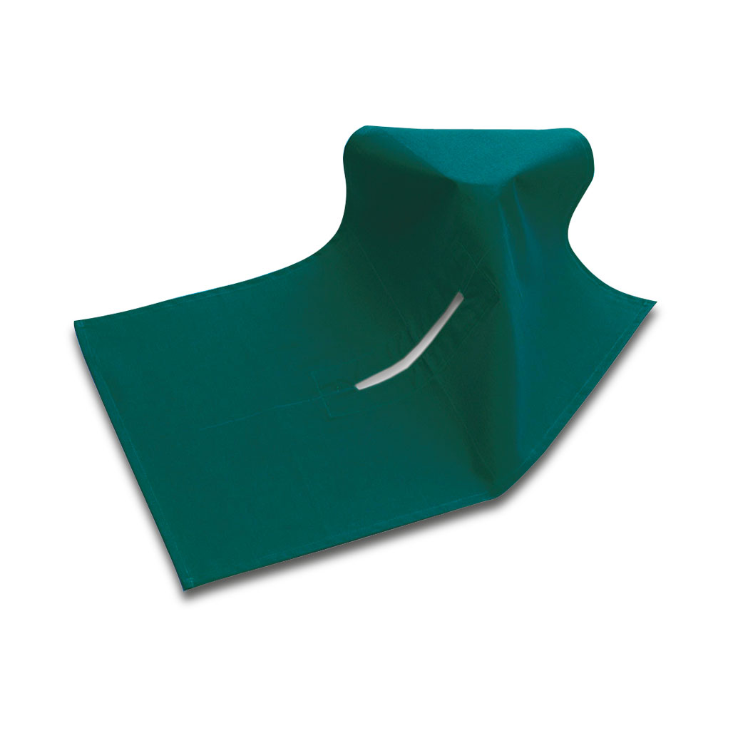 Cloth drape with fenestration