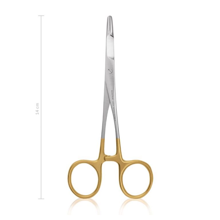CYNAMED German 5 Olsen Hegar Needle Holder 6.5" – Tungsten Carbide, Surgical & Veterinary