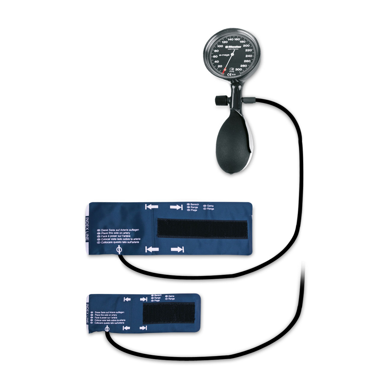 Sphygmomanometer with two cuffs Eickemeyer Veterinary Technology