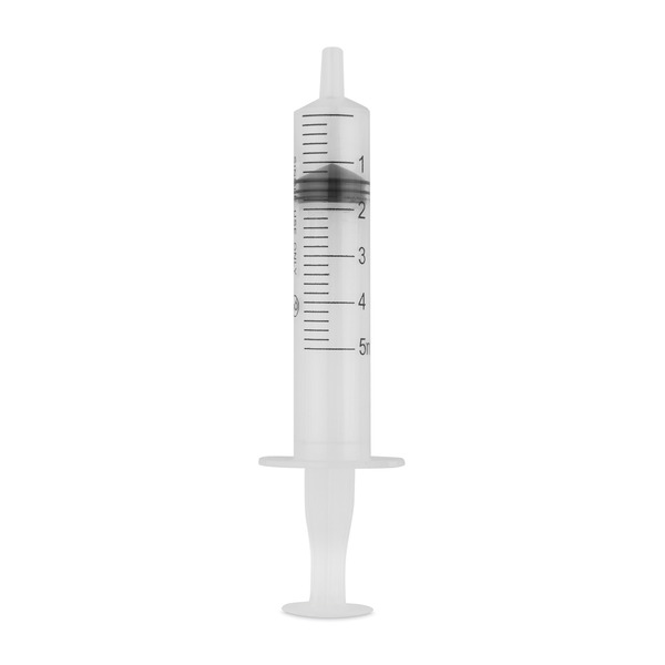 050359-5mL-Open-EickInject Syringes 5mL EickInject Syringes. 3-part syringe with Luer slip connector. Individually packaged and sterile