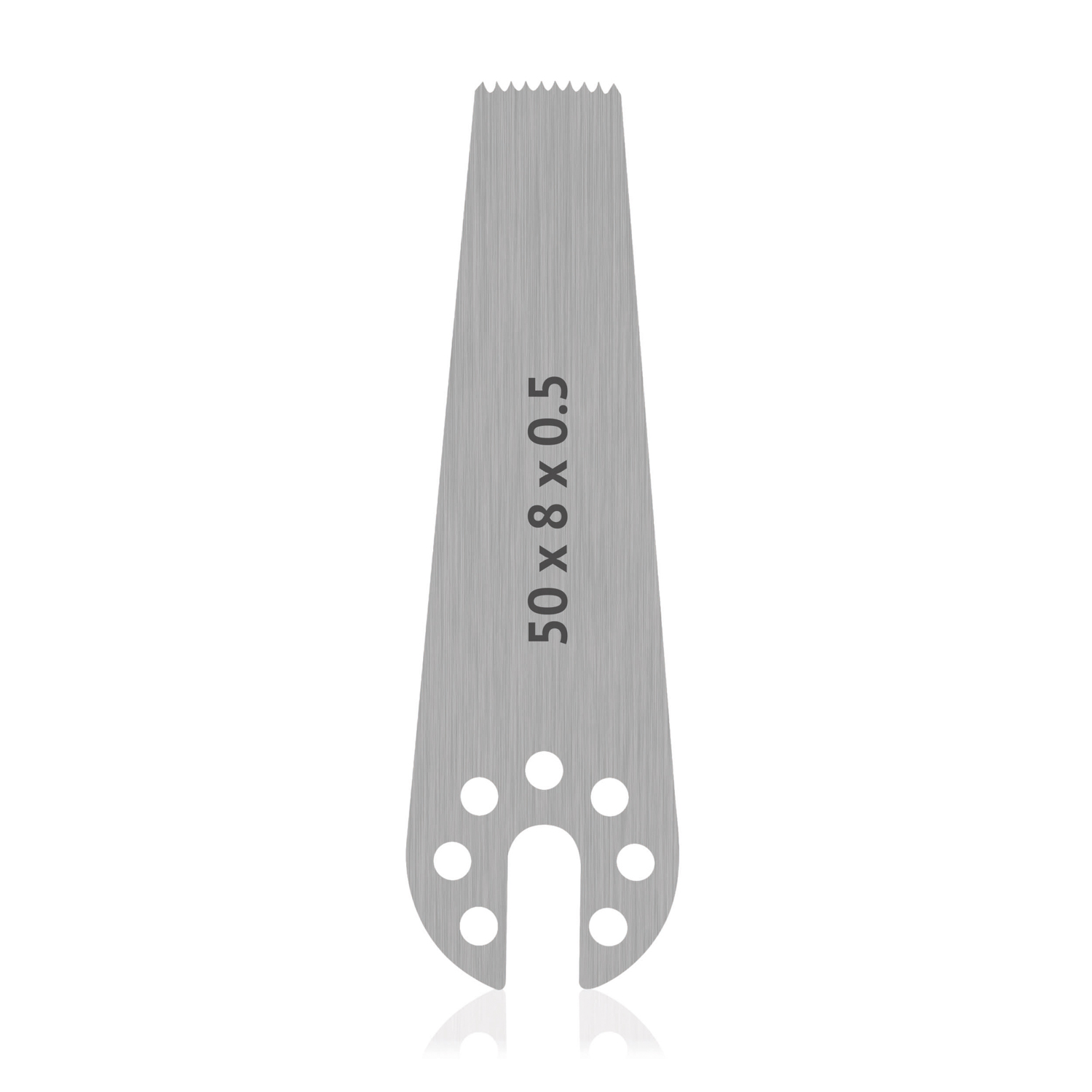 OrthoVet Saw Blade with AESCULAP Connection, dimensions (in mm): L 50 x W 8 x H 0.5