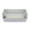 10 cm high base part for small set container, perforated, flat, 300 x 140 x 30 mm, silver